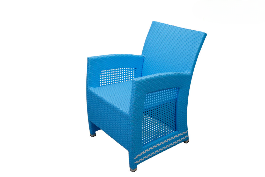 Rattan fotelja, model 3