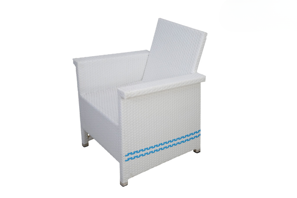 Rattan fotelja, model 4